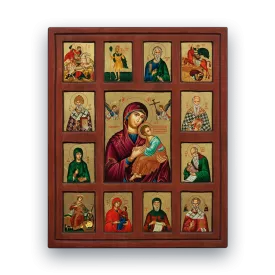 Panna Mária so svätými
